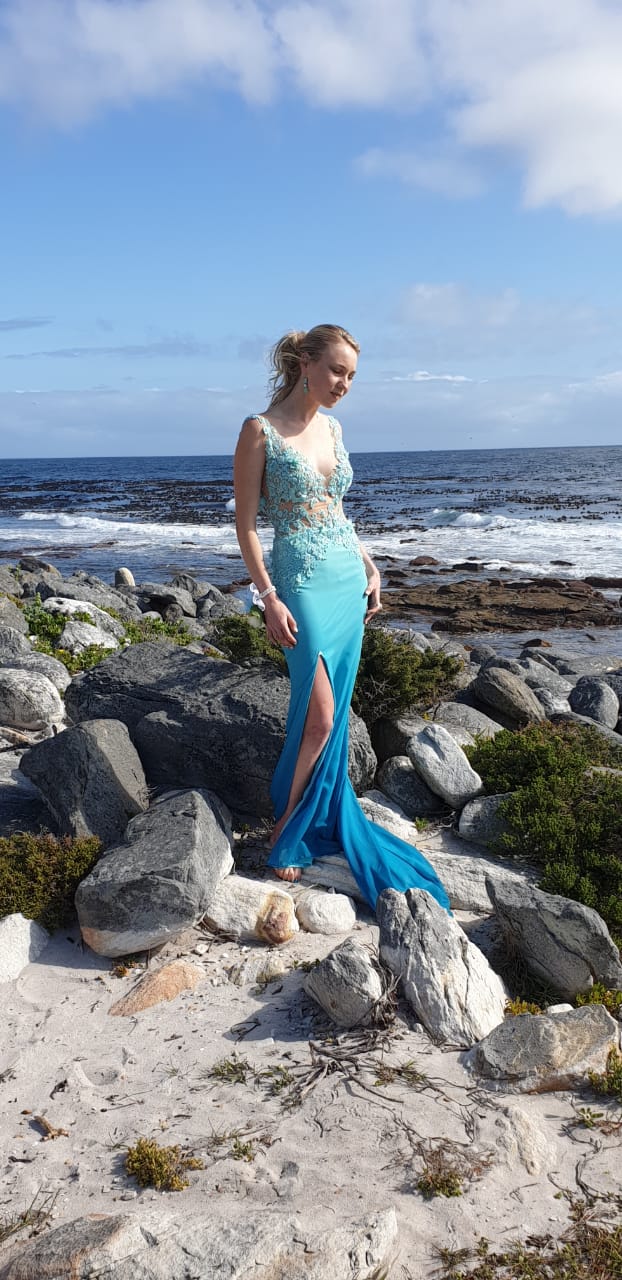 Ocean blue Matric dance dress